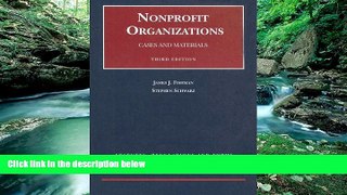 Big Deals  Nonprofit Organizations: Statutes, Regulations and Forms (University Casebooks)  Best