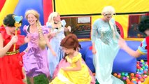 Disney Princess Games Frozen Elsa Gets Sunburned & Joker funny prank vs spiderman pink part 3
