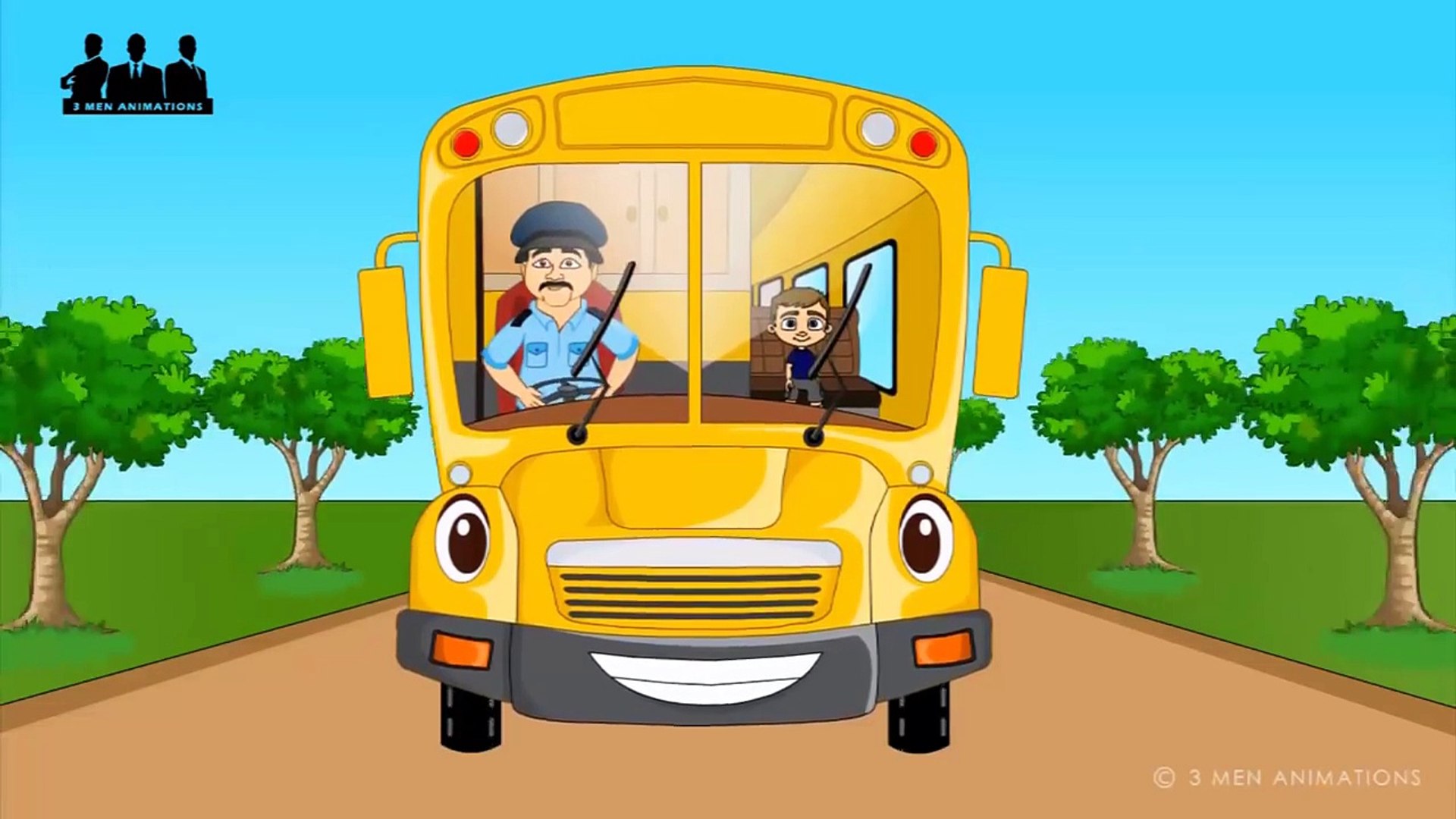 Wheels On The Bus Go Round And Round Nursery Rhymes Collection for  Childrens Babies and Toddlers