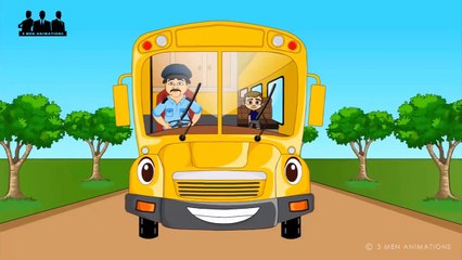 Wheels On The Bus Go Round And Round Nursery Rhymes Collection for Childrens Babies and Toddlers