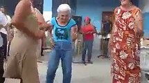 Old women dance in Indian video songs