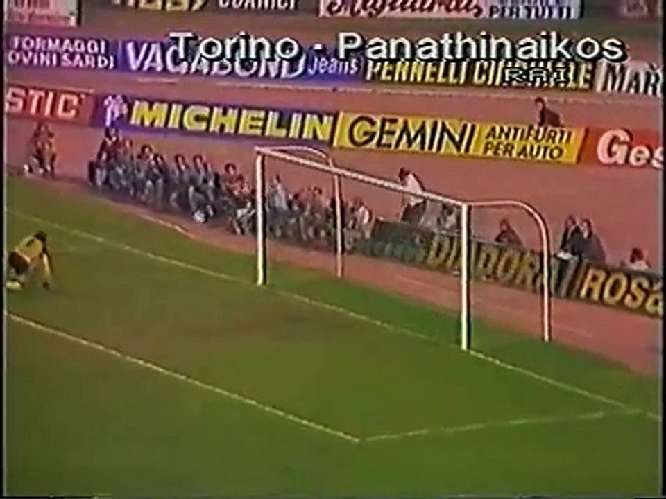 18.09.1985 - 1985-1986 UEFA Cup 1st Round 1st Leg Torino FC 2-1 Panathinaikos FC