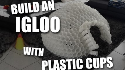 Build an Igloo with plastic cups - Long version