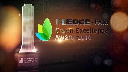 THE EDGE MALAYSIA PAM GREEN EXCELLENCE AWARD 2016