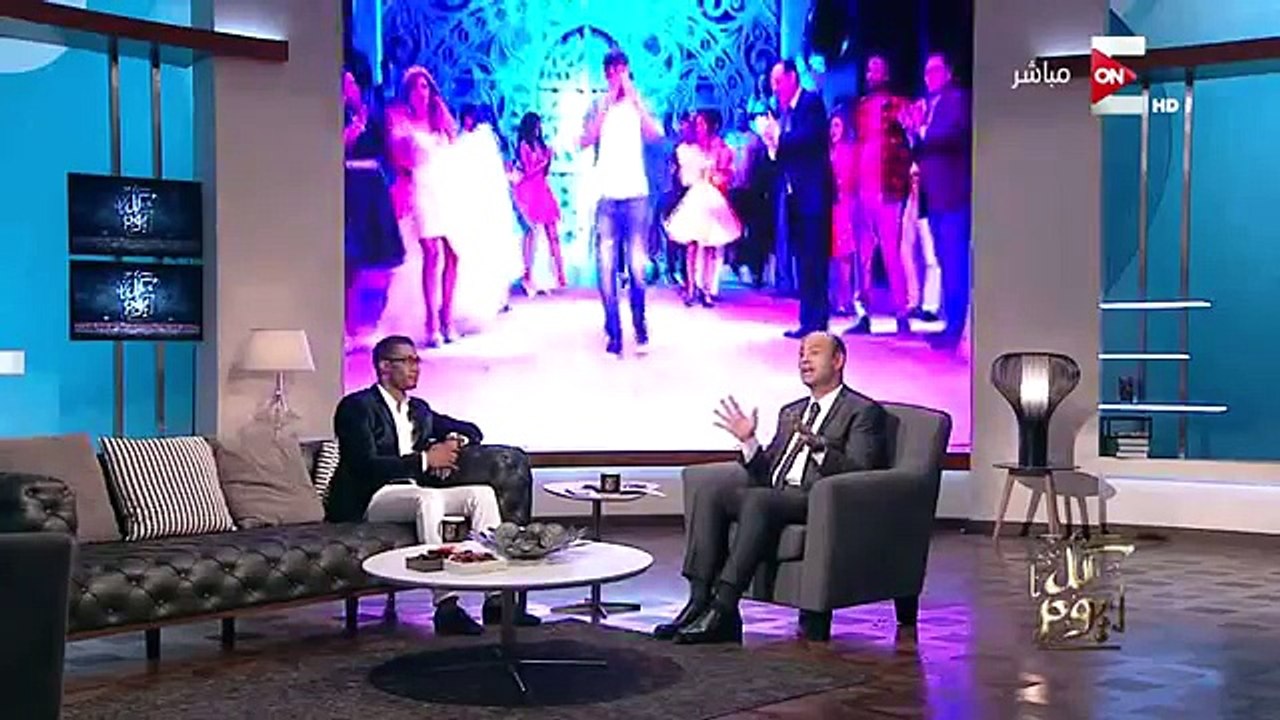 محمد رمضان لـ عمرو أديب : إحساسي وانا فى غرفة الفنان عادل إمام فى مسرح الزعيم أحساس عظيم
