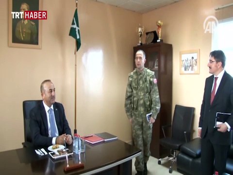 Çavuşoğlu, TSK Kara Unsur Komutanlığı'nı ziyaret etti