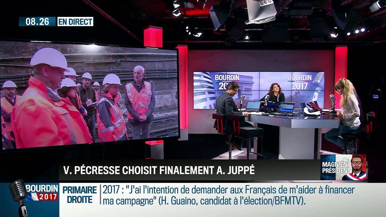 QG Bourdin 2017: Magnien président !: Valérie Pécresse annonce son soutien à Alain Juppé