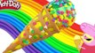 Play Doh How To Make a Waffle Cone with Rainbow Ice Cream hd1