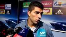 Luis Suárez: “Seguimos dependiendo de nosotros para quedar primeros de grupo”.