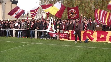 Les supporters messins à l'entraînement