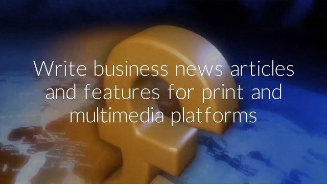 Business journalism course- learn online - College of Media and Publishing