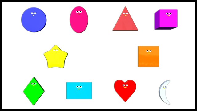 Shapes for kids to learn│ learn 10 basic shapes │ #learnshapes for children