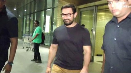 Dangal Aamir Khan spotted At Mumbai Airport