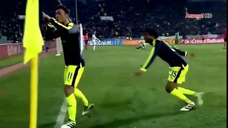 Mesut Ozil Genius Goal Vs Ludogorets Razgrad