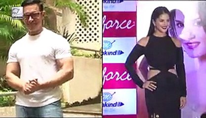 Sunny Leone At Aamir Khan's DIWALI Party - Kiran Rao