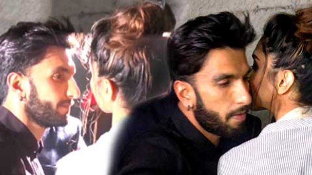 CAUGHT ! Deepika Padukone Ranveer Singh Kissing In A Showroom