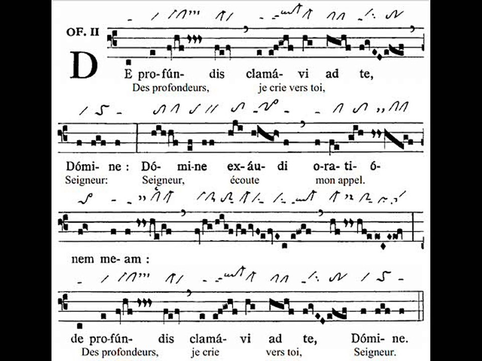 Offertorium De profundis, Dominica XXXIII TpA (33 TO)