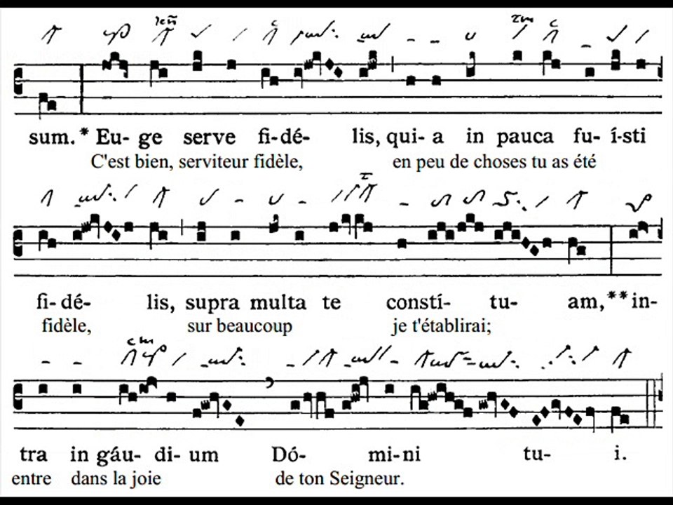 Communio Domine quinque, Dominica XXXIII TpA (33 TO)