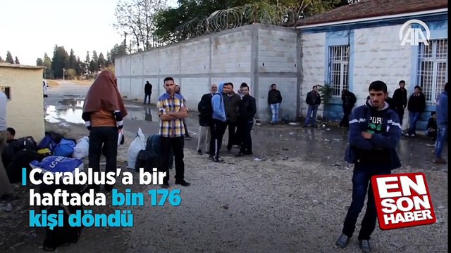 Cerablus'a bir haftada bin 176 kişi dönüş yaptı