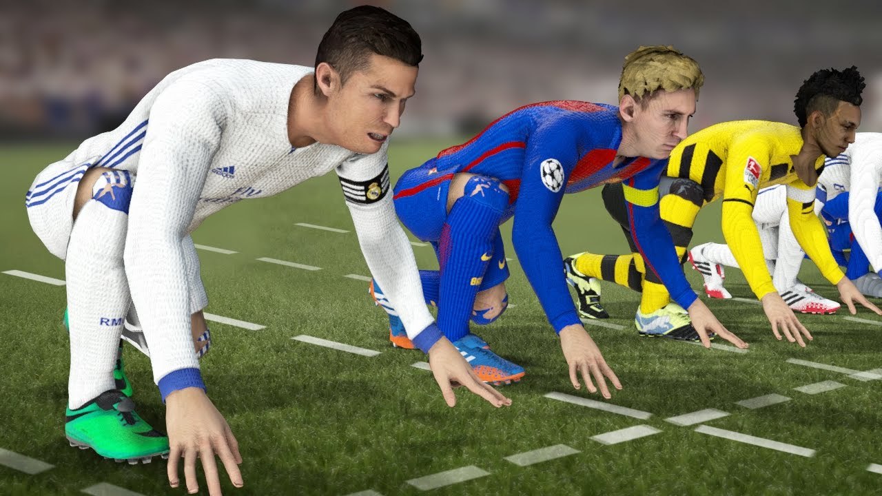 FIFA 17 Speed Test _ Fastest Players In FIFA Without The Ball