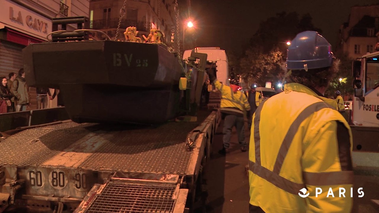 Le bateau-vanne de retour dans les égouts parisiens
