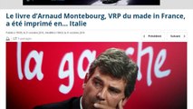 Arnaud Montebourg et le détail qui fâche sur l'impression de son livre