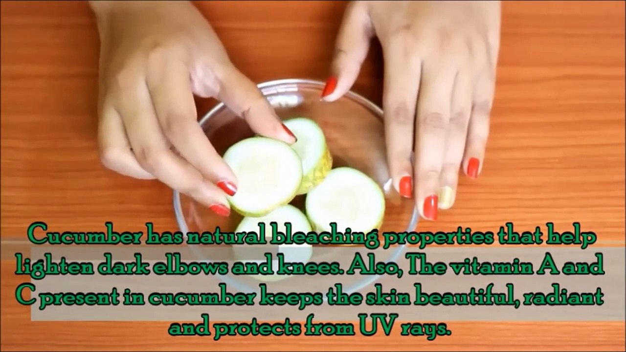 LIGHTEN DARK KNEES AND ELBOWS QUICK & NATURALLY AT HOME