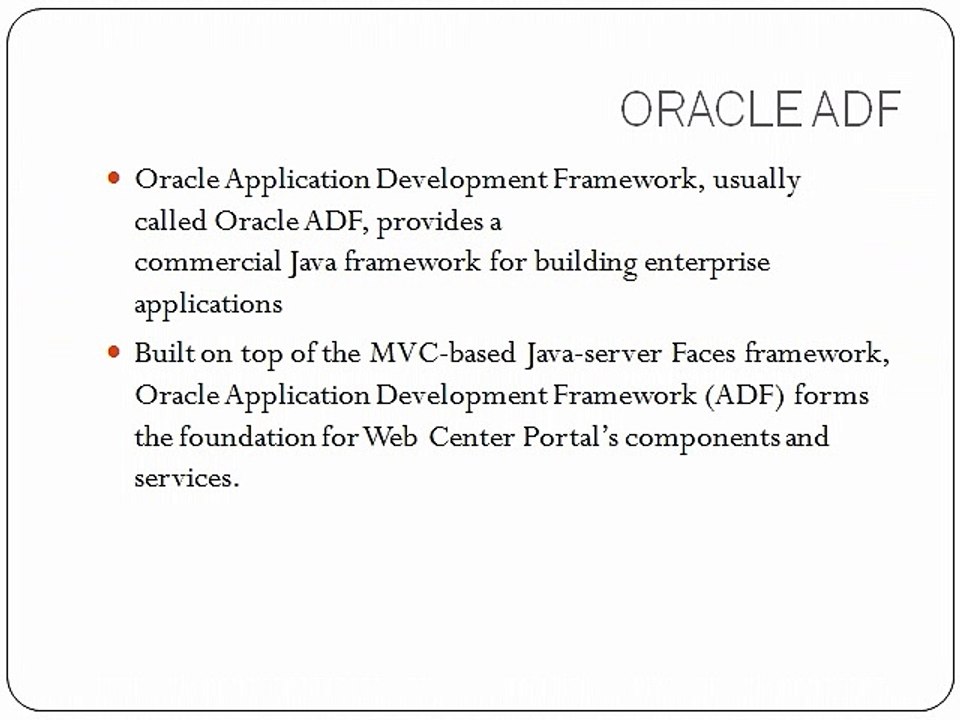 ORACLE ADF Real Time Online Training By MaxMunus