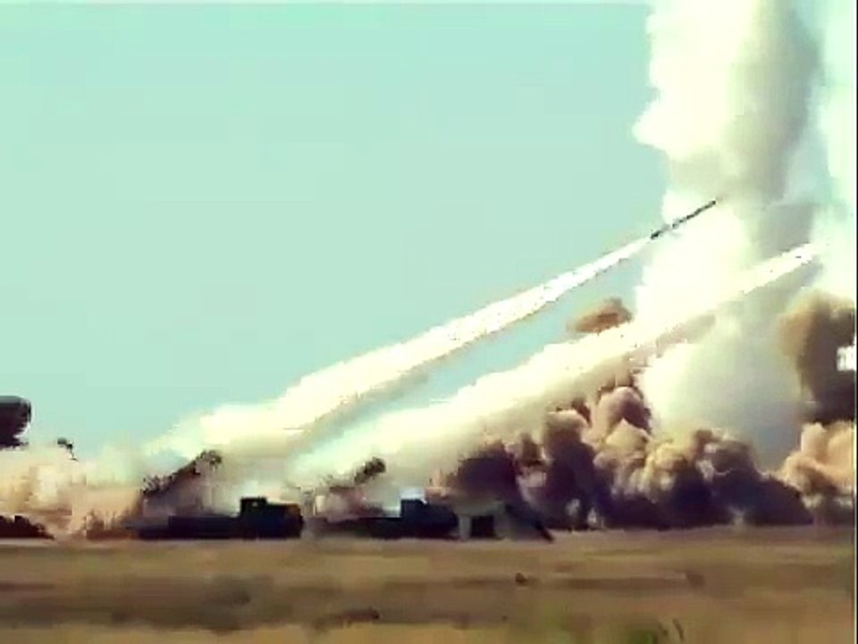 Iskander and SMERCH   Mobile Ballistic Missile Launch