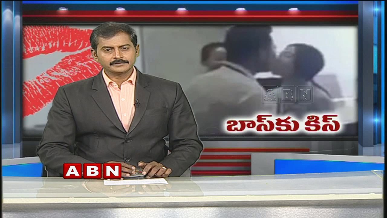 Female workers forced to line up and kiss their boss everyday before beginning work at Beijing company