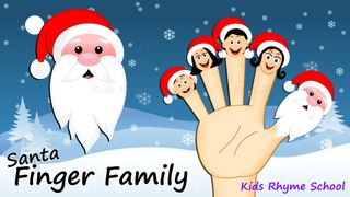 Finger Family Santa claus Nursery Rhyme