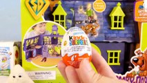 Play Doh Scooby Doo Mystery Mansion Full Playset Unboxing Kinder Surprise Egg - Disney Cars Toy Club