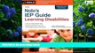 Big Deals  Nolo s IEP Guide: Learning Disabilities  Full Ebooks Most Wanted