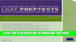 Ebook 10 New Actual, Official LSAT PrepTests with Comparative Reading: (PrepTests 52-61) (Lsat