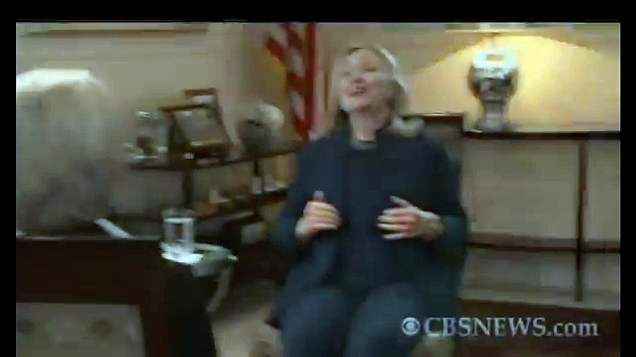 Hillary Clinton on Gaddafi- We came  we saw  he died