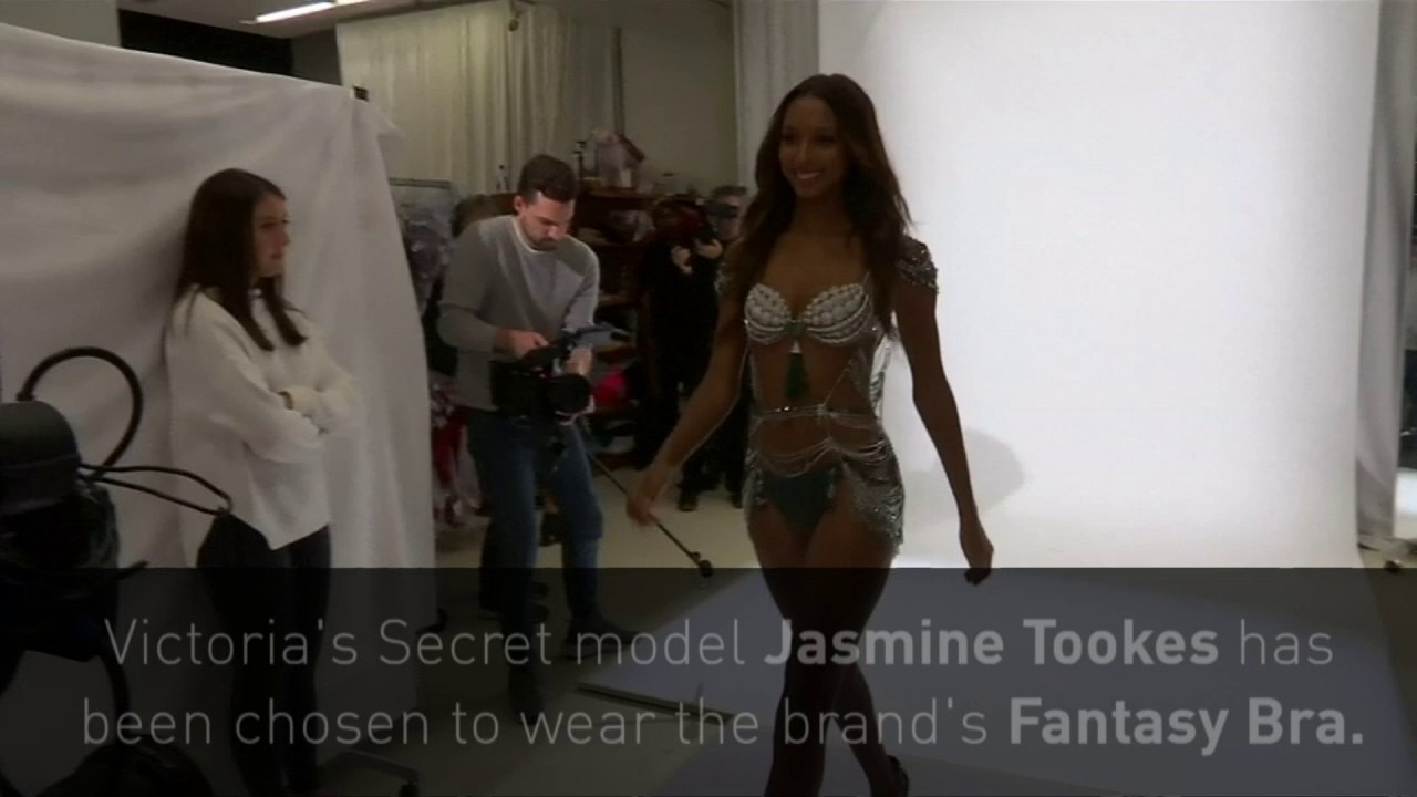 Jasmine Tookes wears $3m Victoria's Secret Fantasy Bra - video Dailymotion