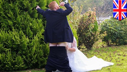 Couple shamed for posting raunchy wedding photo on Facebook