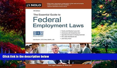 Books to Read  Essential Guide to Federal Employment Laws  Best Seller Books Most Wanted