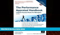 Big Deals  The Performance Appraisal Handbook: Legal   Practical Rules for Managers  Best Seller