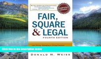 Books to Read  Fair, Square   Legal: Safe Hiring, Managing   Firing Practices to Keep You   Your