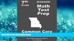 Fresh eBook Missouri 7th Grade Math Test Prep: Common Core Learning Standards