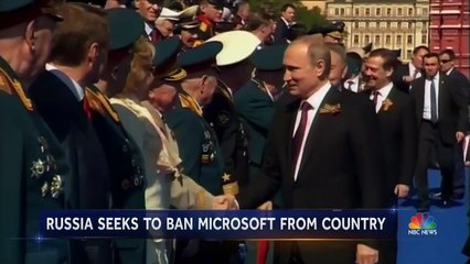 Exclusive Putin Targeting Microsoft To ‘Nationalize’ Internet-NBC Nightly News.