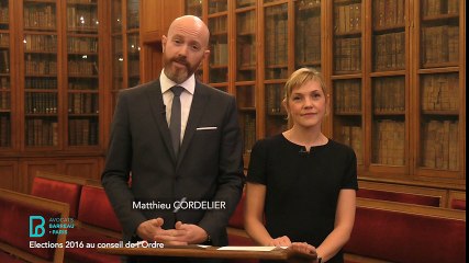Madame Christel CORBEAU et Matthieu CORDELIER, candidats au Conseil de l'Ordre