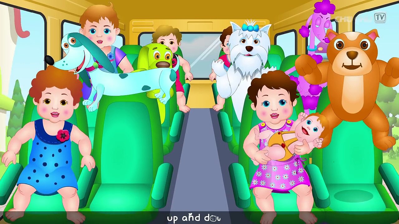 Wheels on the Bus (PART 2)  - Popular Nursery Rhymes and Songs for Children-rKk-s4KfQUY