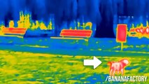 PEOPLE SECRETLY FARTING IN PUBLIC (thermal camera)