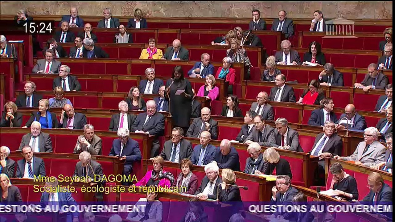 Seybah Dagoma - question au Gouvernement - campements sauvages dans le nord-est parisien