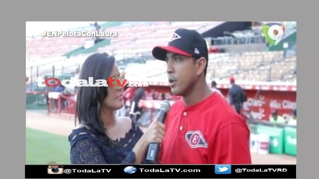Luis Rojas Dirigente de los Leones del Escogido En Pelota con Laura Bonelly-Esta Noche Mariasela-Video