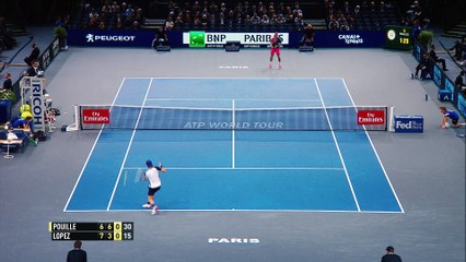 #BNPPM Highlights L. Pouille vs F. Lopez - 2016 11 02