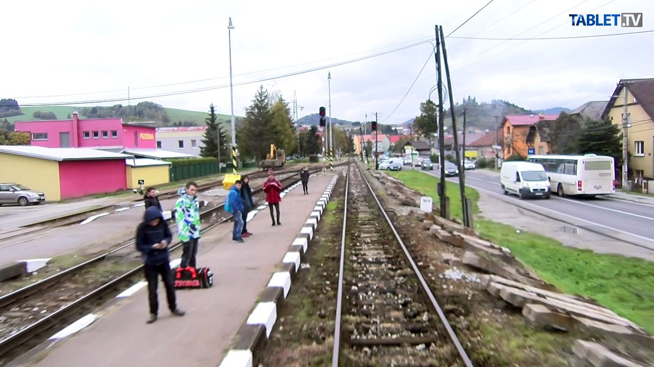 UNIKÁTNY VLAKOVÝ VIDEOPROJEKT: Vlakom po Orave