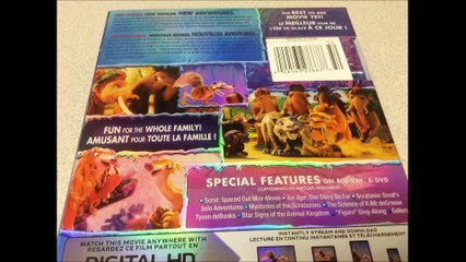 Critique Blu-ray Ice Age: Collision Course (L'ère de glace : Les lois de l'univers)